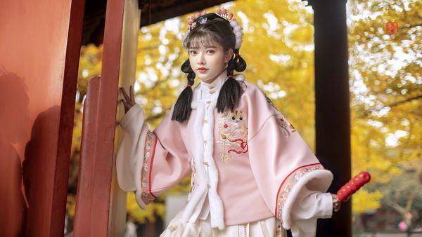 别后柔情无处诉，关雎入梦立沙洲｜汉服摄影