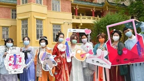 汉服之美绽放香港“虎豹别墅”