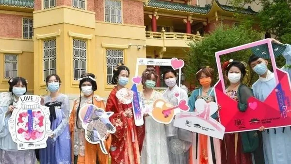 汉服之美绽放香港“虎豹别墅”