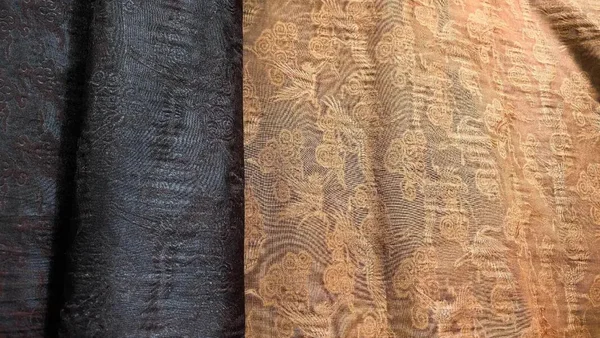 衣冠造物｜吴罗四经绞罗非遗新品：蝉翼薄纱织造全流程，汉墓出土古罗文物专项考据