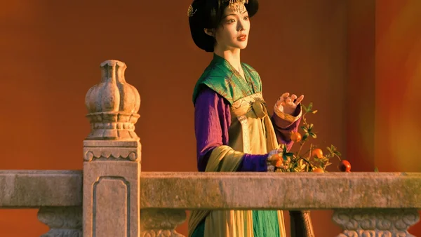 【汉服写真】唐风华裳映红墙：披风披帛舞处，盛唐大气自磅礴