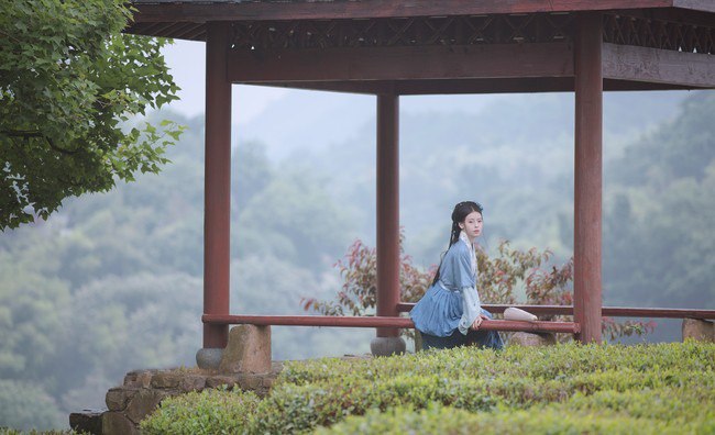 汉服摄影｜山茶