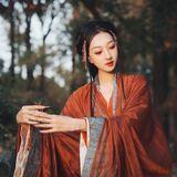 汉服摄影123期｜让人一眼沦陷的圆明园之秋