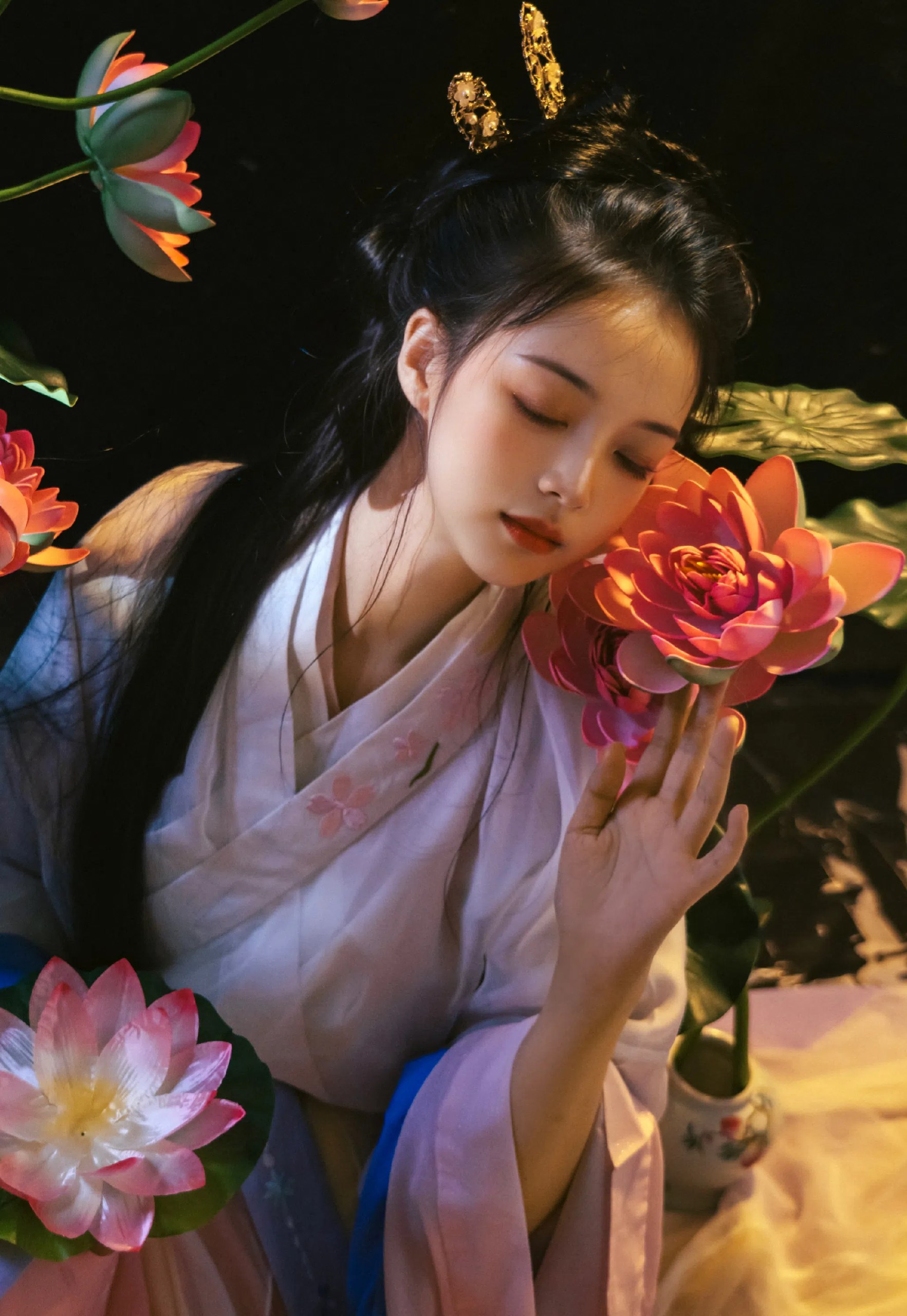 汉服|墨影花韵
