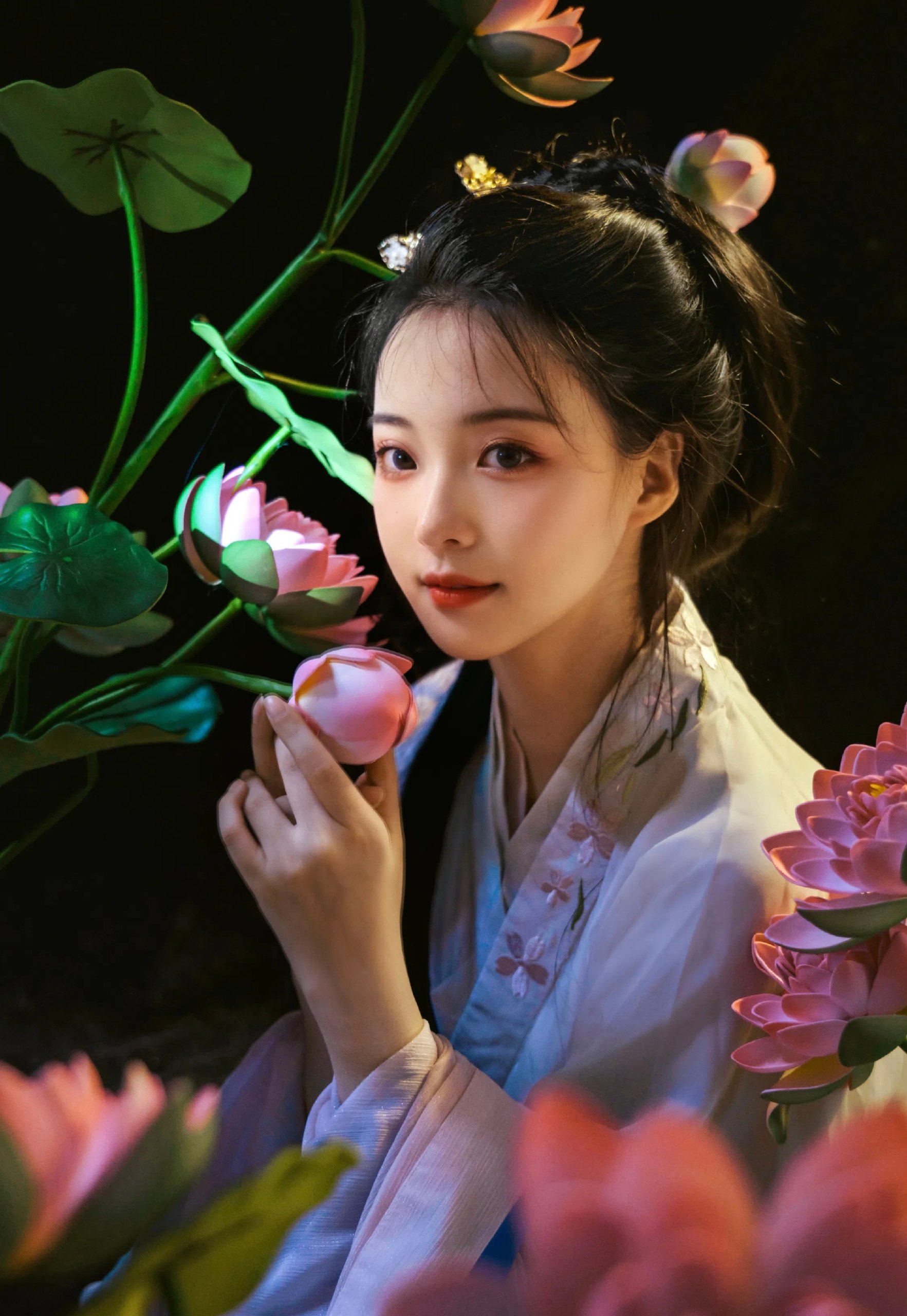 汉服|墨影花韵