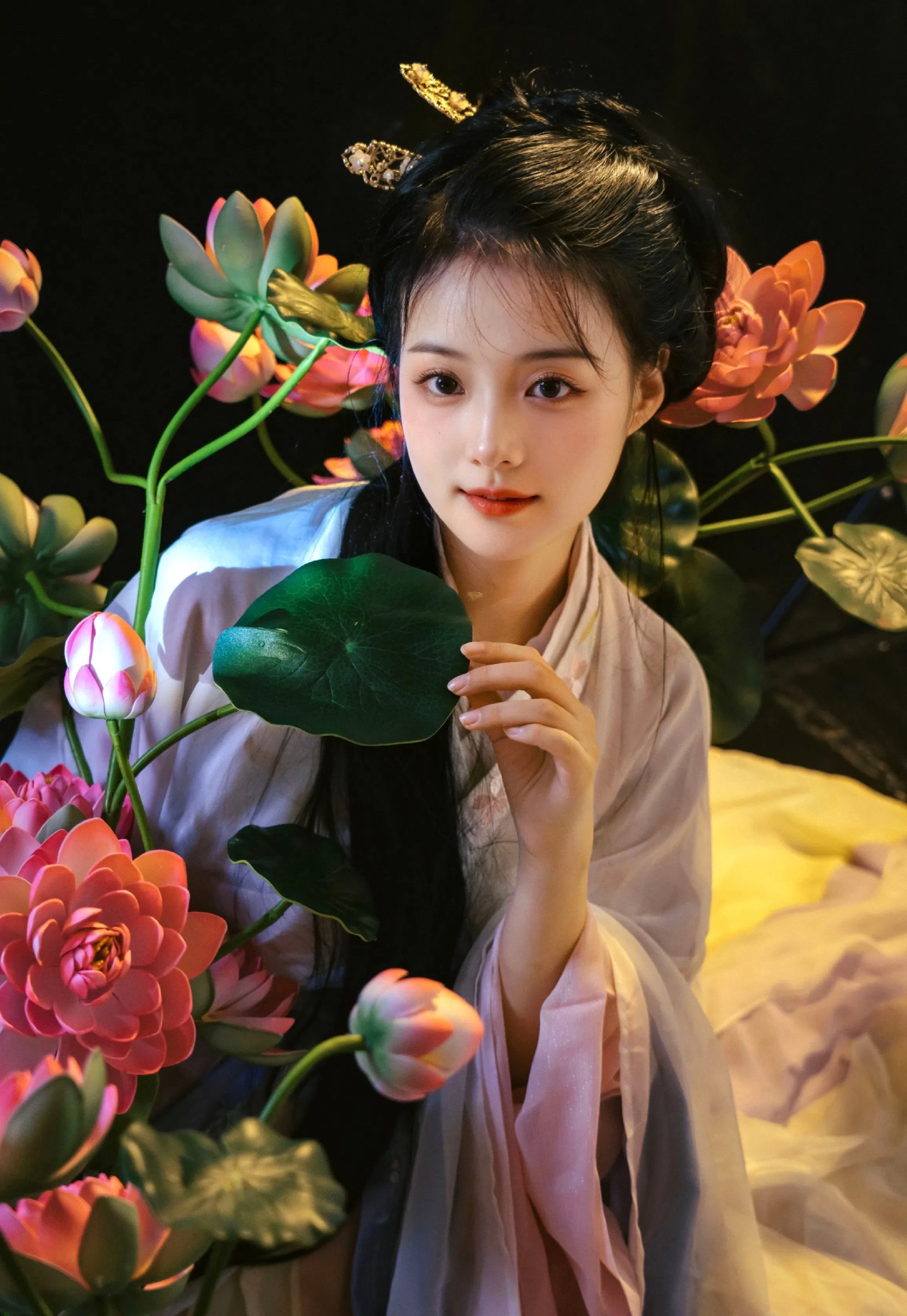 汉服|墨影花韵