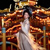 嫦娥仿妆｜银丝古建汉服写真