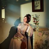 【汉服写真】魏晋仙风宋韵淡颜：清风裹袖，一眼封神的东方留白