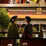 【汉服写真】大唐双姝：并立春风里，一袭齐整唐妆共此华年