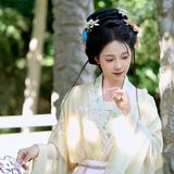 佳人入画来：汉服写真里的眉目流转，一帧一幅皆丹青