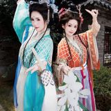 【汉服写真】双姝沐禧：高定小神仙同游，一袭罗衣并立春风里