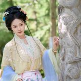 佳人入画来：汉服写真里的眉目流转，一帧一幅皆丹青
