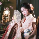 【汉服写真】明华堂汉洋折中花狸 撷一袭春日华裳