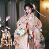 【汉服写真】明华堂汉洋折中花狸 撷一袭春日华裳