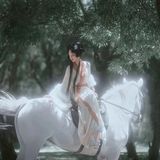 白马映苍山：汉服红妆立洱海边，大理风月任平生