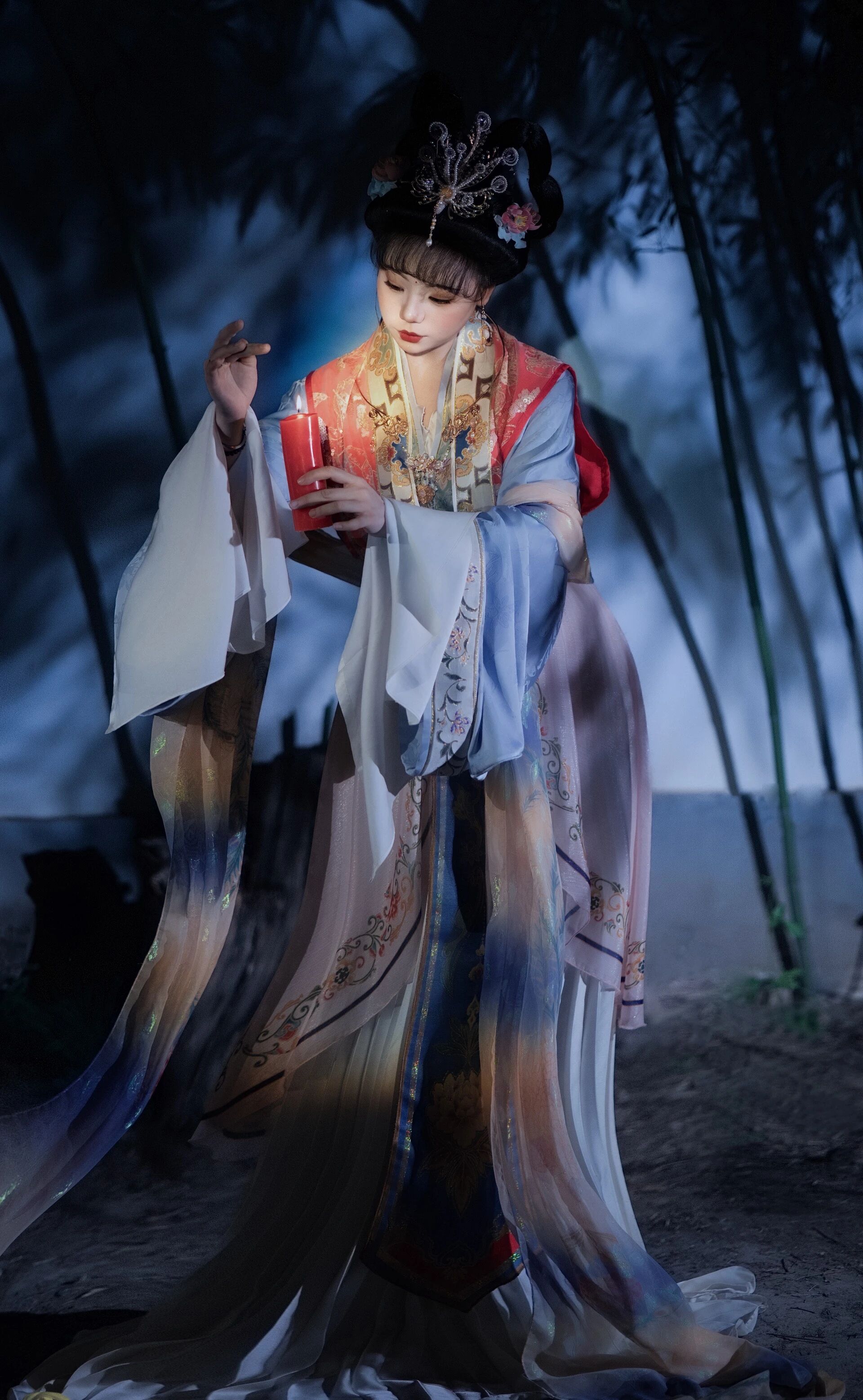 【非遗汉服】绢人仿妆写真：不借红楼西游名，独留一缕古韵