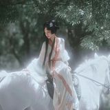 白马映苍山：汉服红妆立洱海边，大理风月任平生