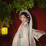 【汉服写真】妙玉临风：素玉垂纱，一袭缟素写尽孤洁
