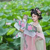 【汉服写真】荷为裳风作佩：一步一摇皆是夏，误入藕花深处