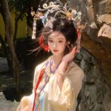 是风动还是心动｜清冷回眸汉服写真