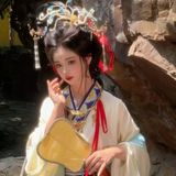 是风动还是心动｜清冷回眸汉服写真