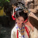 是风动还是心动｜清冷回眸汉服写真