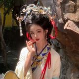是风动还是心动｜清冷回眸汉服写真