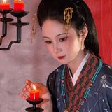 【汉服写真】和闺蜜穿越西汉 曲裾双双入画来