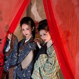 【汉服写真】和闺蜜穿越西汉 曲裾双双入画来