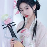 【汉服写真】淡粉刺绣汉服佳人 娴静从容见清欢