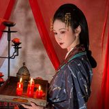【汉服写真】和闺蜜穿越西汉 曲裾双双入画来