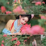 【汉服写真】满园花开·岁月温柔汉家韵