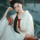 【汉服写真】蓝调荷花·汉家清影