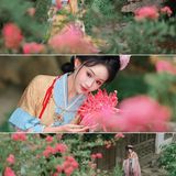 【汉服写真】满园花开·岁月温柔汉家韵