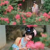 【汉服写真】满园花开·岁月温柔汉家韵
