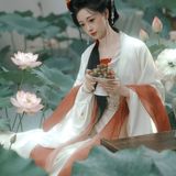 【汉服写真】蓝调荷花·汉家清影