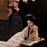 【汉服写真】梅下书卷·汉风雅韵