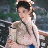 芭蕉影下 · 一袭粉白 宋制第10帧/11·竖幅