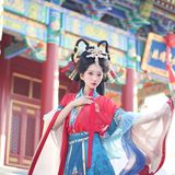 朱墙宫苑 · 嫦娥拂袖 唐制第4帧/8·竖幅