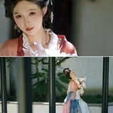 窗棂为框，人自成画。