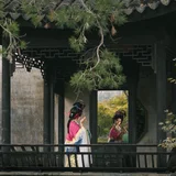 园林里的华丽丽神仙图第二弹｜苏州园林汉服写真 第3帧