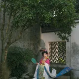 园林里的华丽丽神仙图第二弹｜苏州园林汉服写真 第7帧