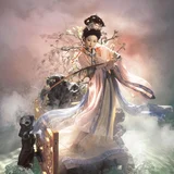 拍到了语文课本的封面｜仿洛神图汉服写真 第5帧