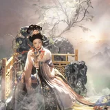 拍到了语文课本的封面｜仿洛神图汉服写真 第6帧