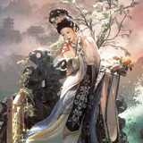 拍到了语文课本的封面｜仿洛神图汉服写真 第7帧