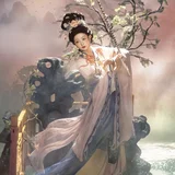 拍到了语文课本的封面｜仿洛神图汉服写真 第10帧