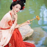 大唐芙蓉园汉服写真｜暮色金阁梦回长安 第5帧