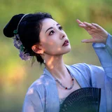 橘子味的黄昏｜夏日水岸汉服写真 第6帧