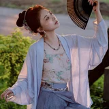 橘子味的黄昏｜夏日水岸汉服写真 第7帧