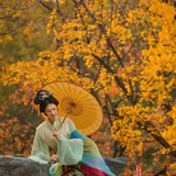 颐和秋序，宋韵仕女｜颐和园汉服写真 第5帧